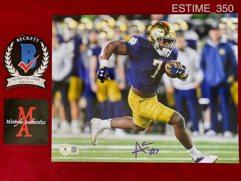 ESTIME_350 - 8x10 Photo Autographed By Audric Estime