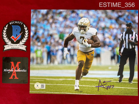 ESTIME_356 - 8x10 Photo Autographed By Audric Estime