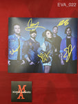 EVA_022 - 8x10 Photo Autographed By Eva Under Fire Band - 5 Members