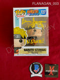 FLANAGAN_003 - Naruto 727 Naruto Uzumaki Funko Pop! Autographed By Maile Flanagan