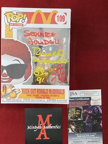 FRIDELL_008 - Ronald McDonald 109 Funko Pop! Autographed By Squire Fridell