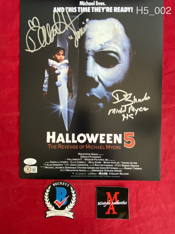 Tom Morga autograph 16x20, Jason V & Michael Myers H-4