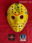 HODDER_140 - Jason Voorhees Mask Autographed By Kane Hodder