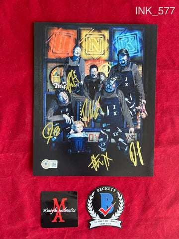 INK_577 - 8x10 Photo Autographed By Ice Nine Kills