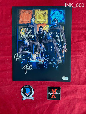 INK_680 - 11x14 Photo Autographed By Ice Nine Kills