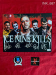 INK_687 - 11x14 Photo Autographed By Ice Nine Kills members Spencer Charnas, Dan Sugarman, Joe Occhiuti, Ricky Armellino & Patrick Galante