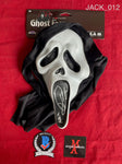 JACK_012 - Ghostface (Fun World) Mask Autographed By Jack Quaid