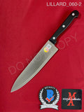 LILLARD_060 - Real 8" Steel Knife (IMPERFECT) Autographed By Matthew Lillard