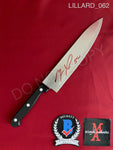 LILLARD_062 - Real 8" Steel Knife Autographed By Matthew Lillard