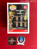 LILLARD_077 - Five Nights At Freddy's 111 Nightmare Freddy Funko Pop! Autographed By Matthew Lillard