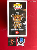 LILLARD_077 - Five Nights At Freddy's 111 Nightmare Freddy Funko Pop! Autographed By Matthew Lillard