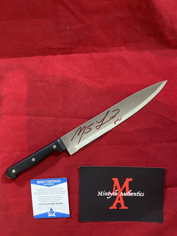 LILLARD_227 - Real 8" Butchers Knife Autographed By Matthew Lillard