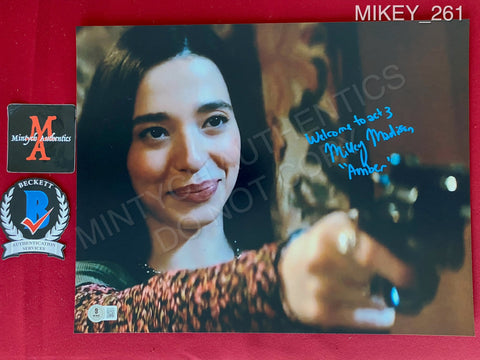 MIKEY_261 - 11x14 Photo Autographed By Mikey Madison