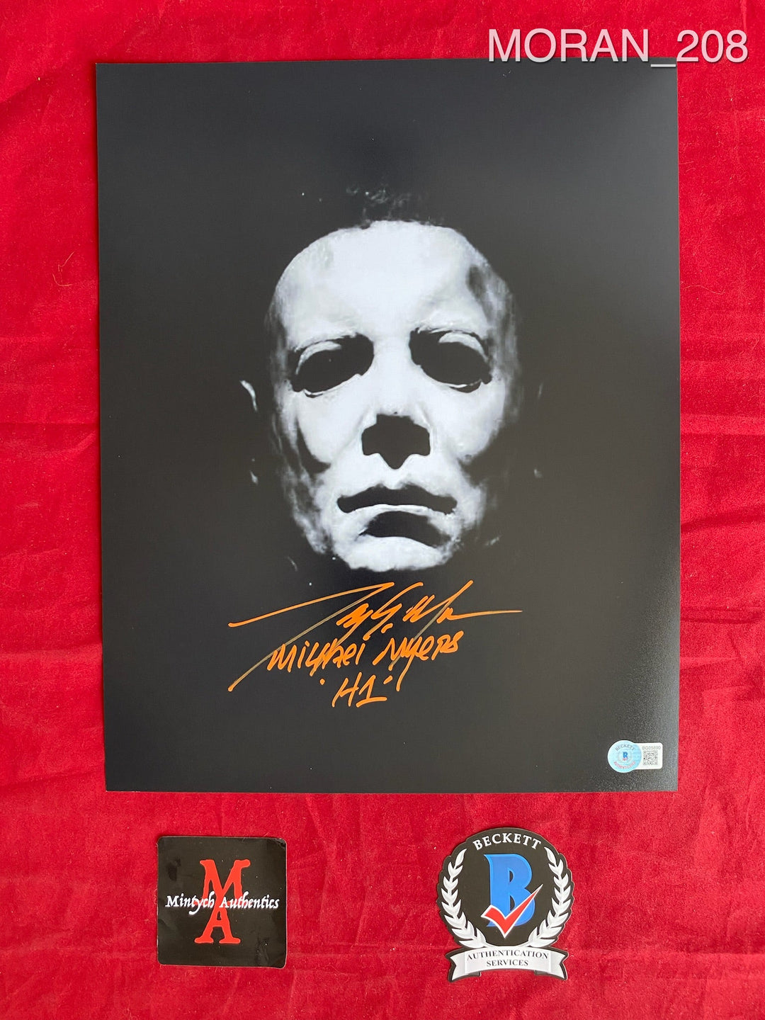 Halloween outlet 4 12x18 signed by Tom Morga with Beckett COA