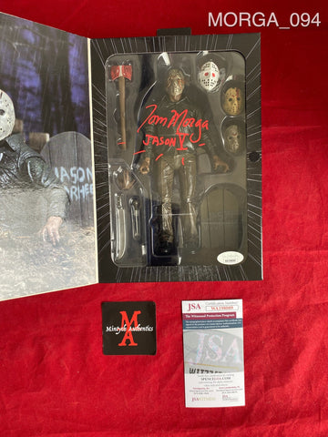 MORGA_094 - Jason Voorhees Part V Neca Figure Autographed By Tom Morga