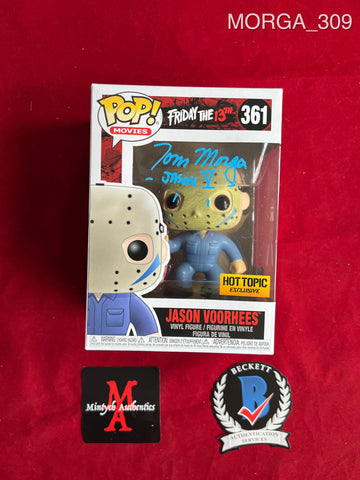 MORGA_309 - Friday the 13th 361 Jason Voorhees Hot Topic Exclusive Funko Pop! Autographed By Tom Morga