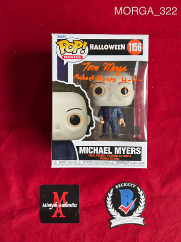 MORGA_322 - Halloween 1156 Michael Myers Funko Pop! Autographed By Tom Morga