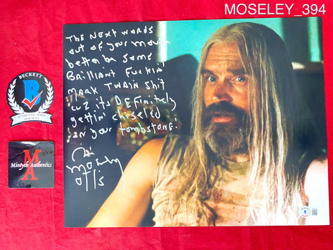 MOSELEY_394 - 11x14 Photo Autographed By Bill Moseley