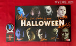 MYERS_021 - 11x17 Photo Autographed By NINE Michael Myers Actors