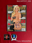 McCARTHY_030 - August 2012 Playboy Magazine Autographed By Jenny McCarthy