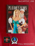 McCARTHY_038 - Playboy's Nudes Naughty But Nice Magazine Autographed By Jenny McCarthy