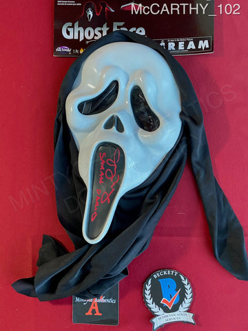 McCARTHY_102 - Ghost Face Fun World Mask Autographed By Jenny McCarthy