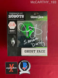 McCARTHY_193 - Ghost Face 018 Knit Series Handmade By Robots Vinyl Figure Autographed By Jenny McCarthy