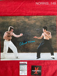 NORRIS_149 - 11x14 Photo Autographed By Chuck Norris