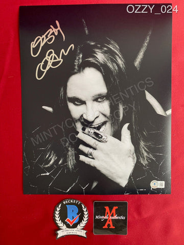 OZZY_024 - 11x14 Photo Autographed By Ozzy Osbourne