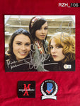 RZH_106 - 8x10 Photo Autographed By Danielle Harris, Scout Taylor-Compton & Kristina Klebe