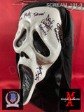 SCREAM_101 - Ghostface (Fun World) Mask Autographed By (7) Neve Campbell, Matthew Lillard, Skeet Ulrich, Jamie Kennedy, Rose McGowan, David Arquette & Lee Waddell