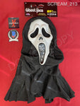 SCREAM_213 - Ghost Face 25th Anniversary Fun World Mask Autographed By Matthew Lillard & Skeet Ulrich