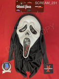 SCREAM_231 - Ghost Face Fun World Mask Autographed By Matthew Lillard & Skeet Ulrich