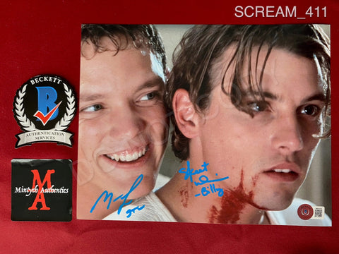 SCREAM_411 - 8x10 Photo Autographed By Matthew Lillard & Skeet Ulrich