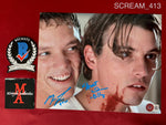 SCREAM_413 - 8x10 Photo Autographed By Matthew Lillard & Skeet Ulrich