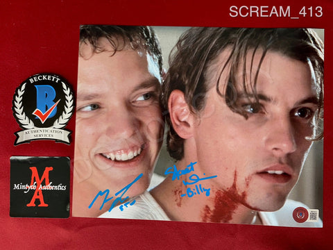 SCREAM_413 - 8x10 Photo Autographed By Matthew Lillard & Skeet Ulrich