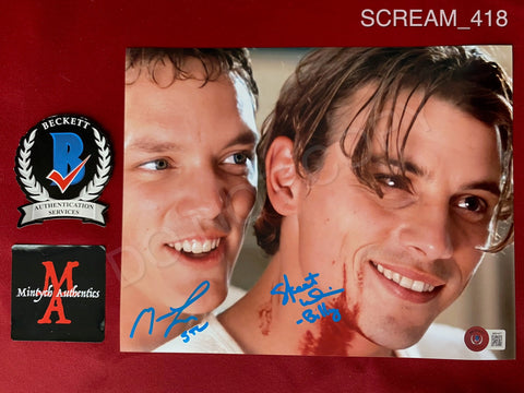 SCREAM_418 - 8x10 Photo Autographed By Matthew Lillard & Skeet Ulrich