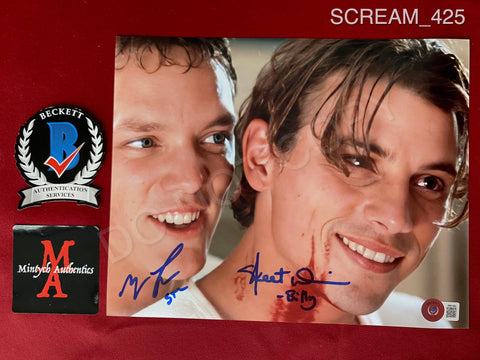 SCREAM_425 - 8x10 Photo Autographed By Matthew Lillard & Skeet Ulrich