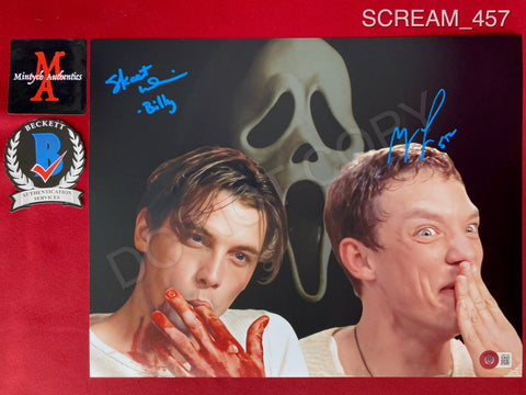 SCREAM_457 - 11x14 Photo Autographed By Matthew Lillard & Skeet Ulrich