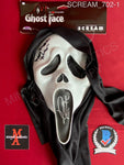 SCREAM_702 - Ghost Face Fun World Mask Autographed By Mikey Madison & Jack Quiad