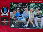 SCREAM_905 - 8x10 Photo Autographed By Matthew Lillard, Skeet Ulrich & Neve Campbell