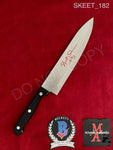 SKEET_182 - Real 8" Blade Butchers Knife Autographed By Skeet Ulrich