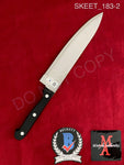 SKEET_183 - Real 8" Blade Butchers Knife Autographed By Skeet Ulrich