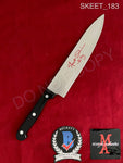 SKEET_183 - Real 8" Blade Butchers Knife Autographed By Skeet Ulrich