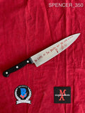 SPENCER_350 - Real 8" Blade Butchers Knife Autographed By Spencer Charnas