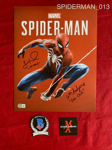 SPIDERMAN_013 - 11x14 Photo Autographed By Yuri Lowenthal & William Salyers