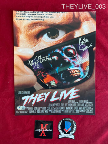 THEYLIVE_003 - 11x14 Photo Autographed By Meg Foster & Keith David