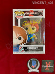 VINCENT_403 - Child's Play 56 Chucky Funko Pop! Autographed By Alex Vincent