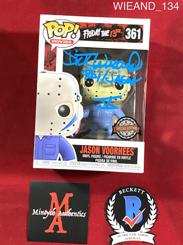 WIEAND_134 - Jason Voorhees 361 Special Edition Funko Pop! Autographed By Dick Wieand