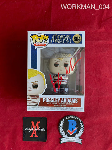 WORKMAN_004 - The Addams Family 804 Pugsley Addams Funko Pop! Autographed By Jimmy Workman